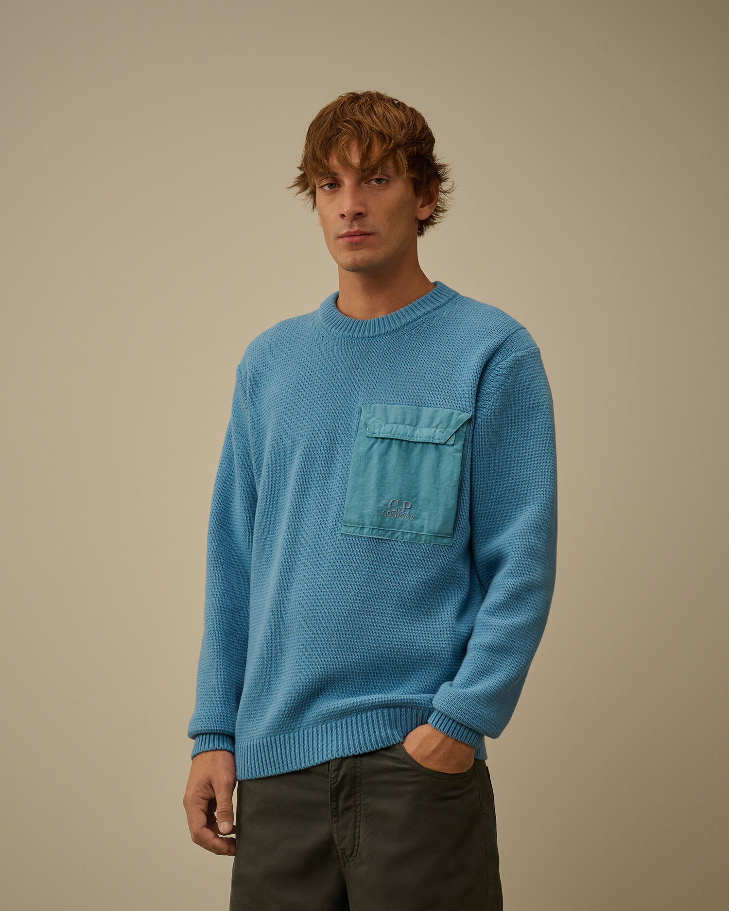 Lambswool Mixed Crewneck Sweater - 3