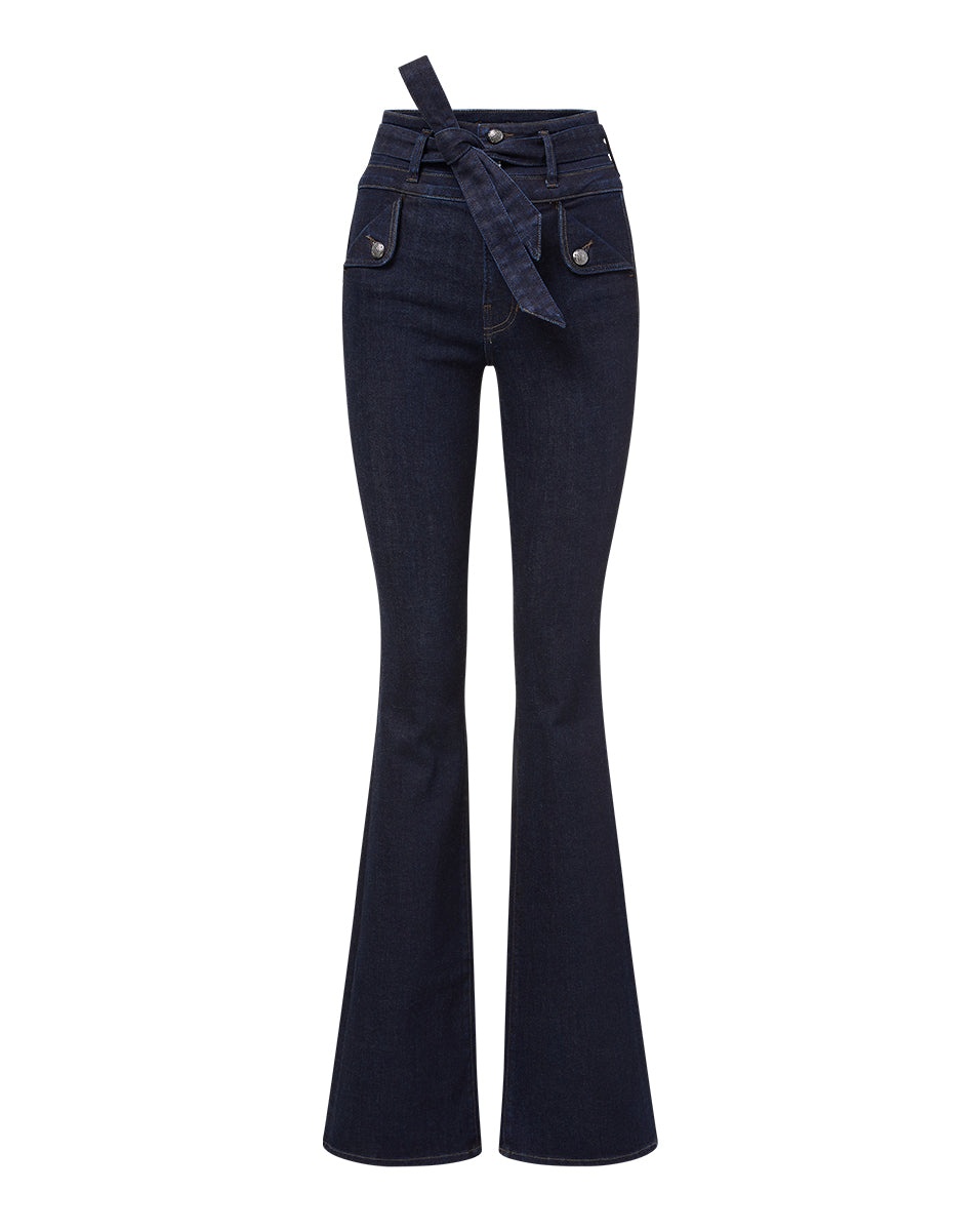 GISELLE SKINNY-FLARE JEAN - 1