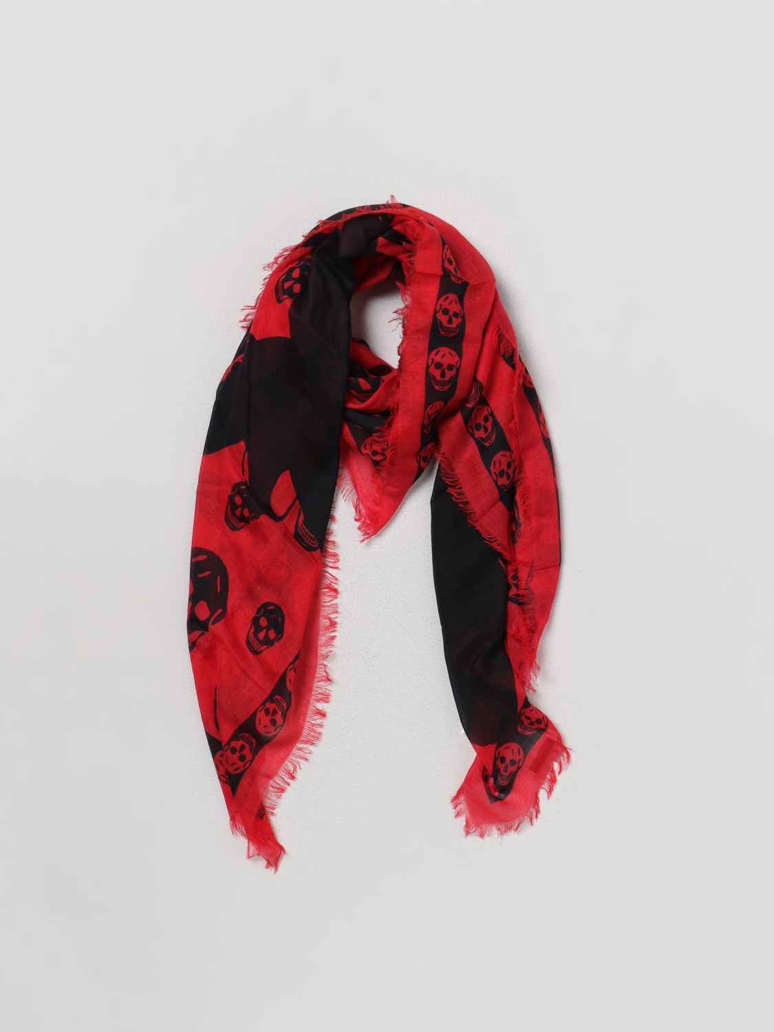 Alexander McQueen scarf in printed modal and silk blend - 2