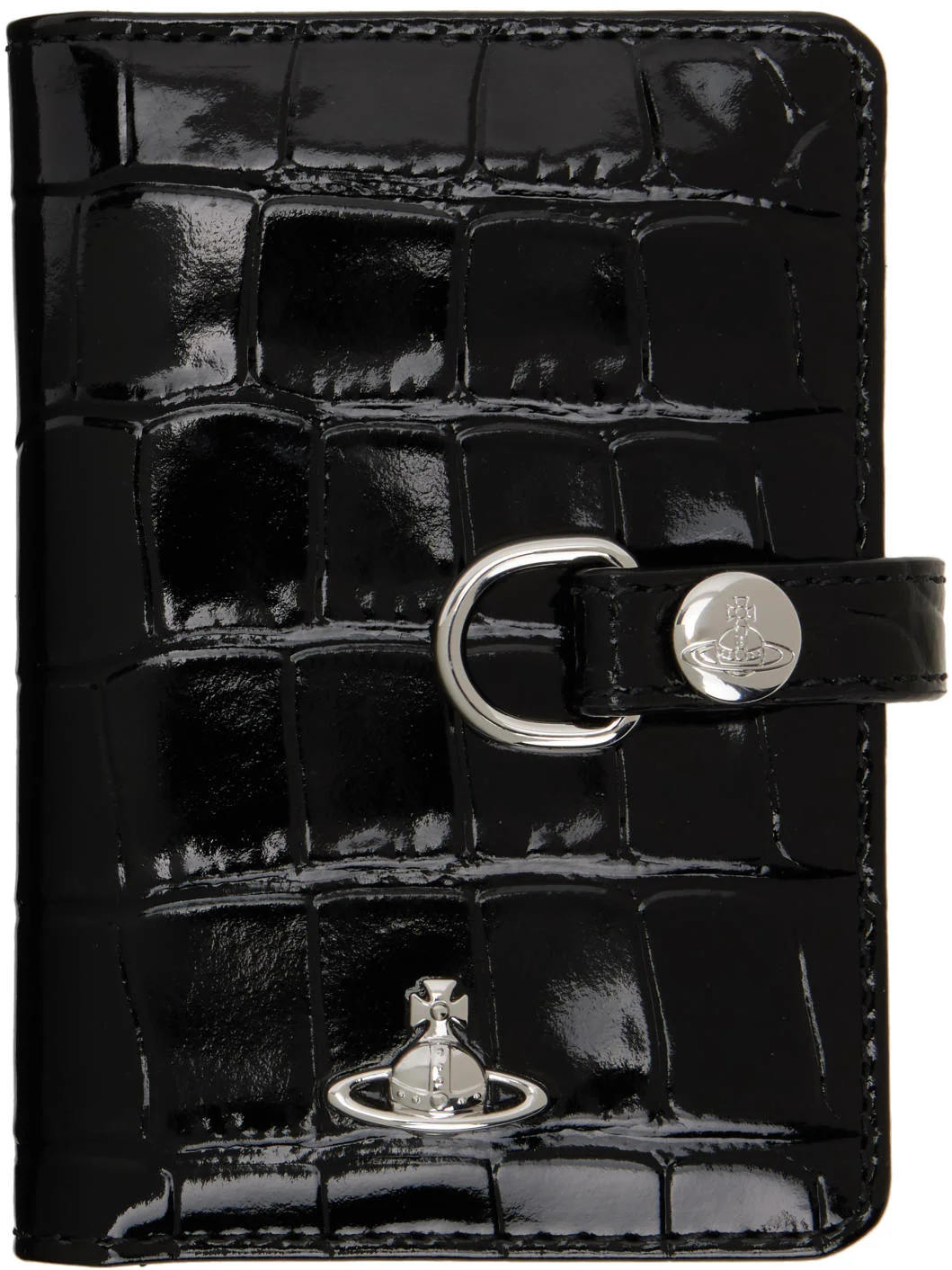 Black Vertical Flap Card Holder - 1