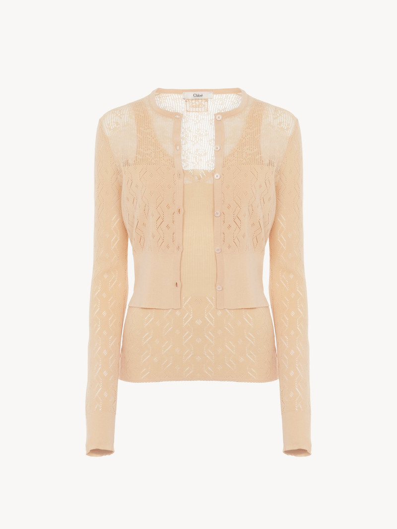 Chloé TWIN SET IN COTTON KNIT outlook
