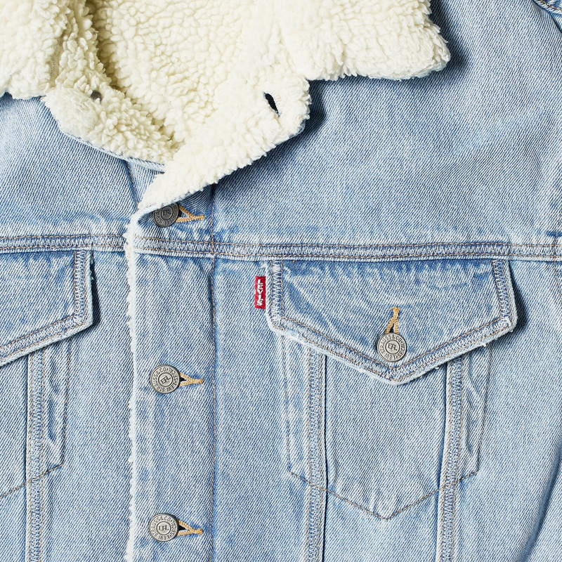 ERL x Levis Sherpa Duster Jacket 3