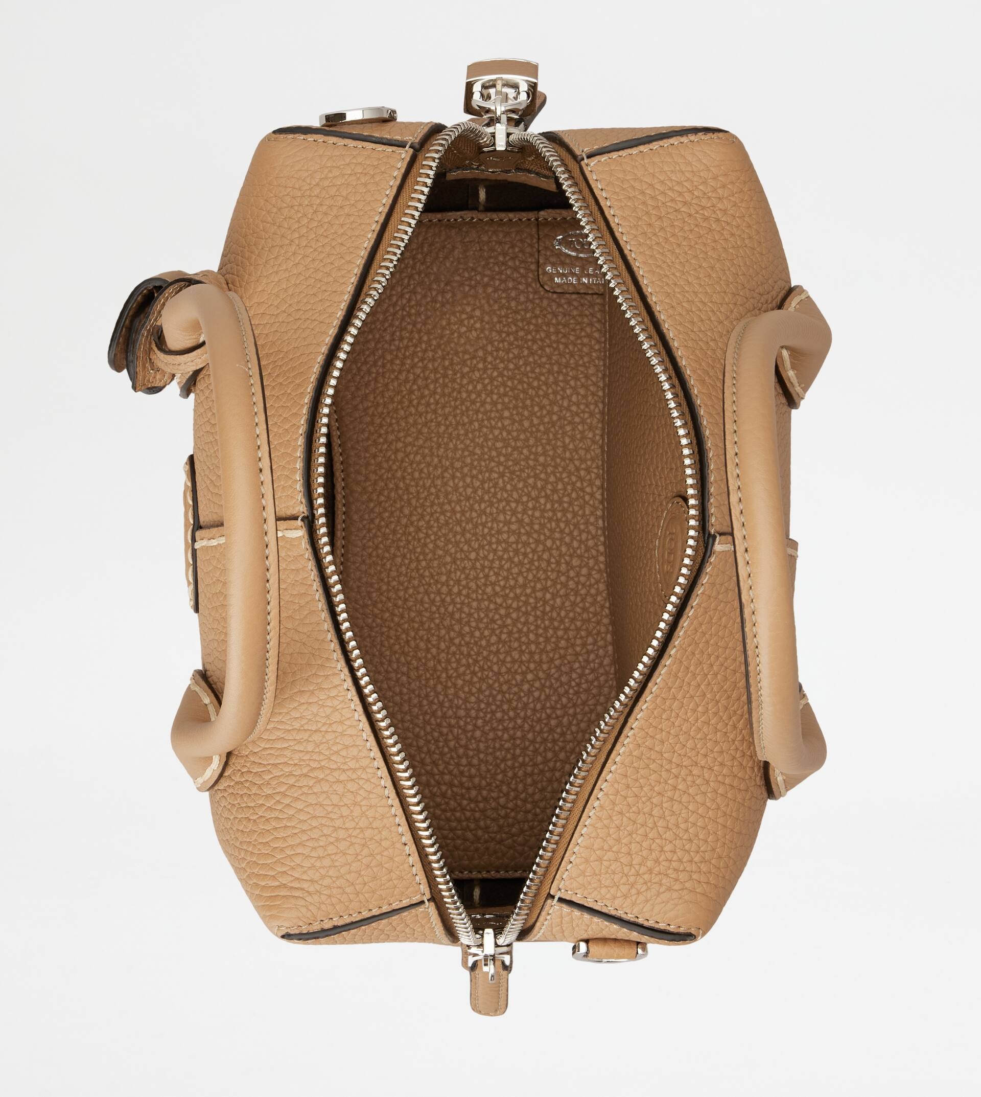 TOD'S DI BAG BAULETTO IN LEATHER MINI - BROWN - 5