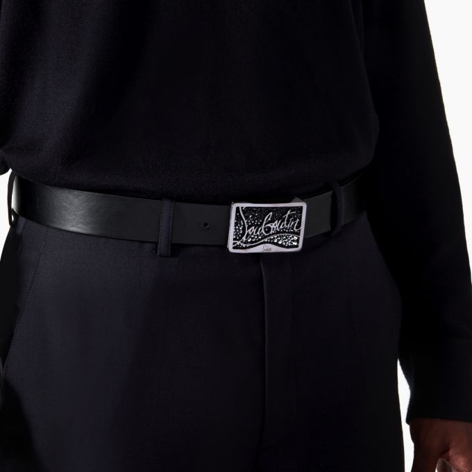 Ricky Belt BLACK/BLACK-SILVER/GUNMETAL - 2