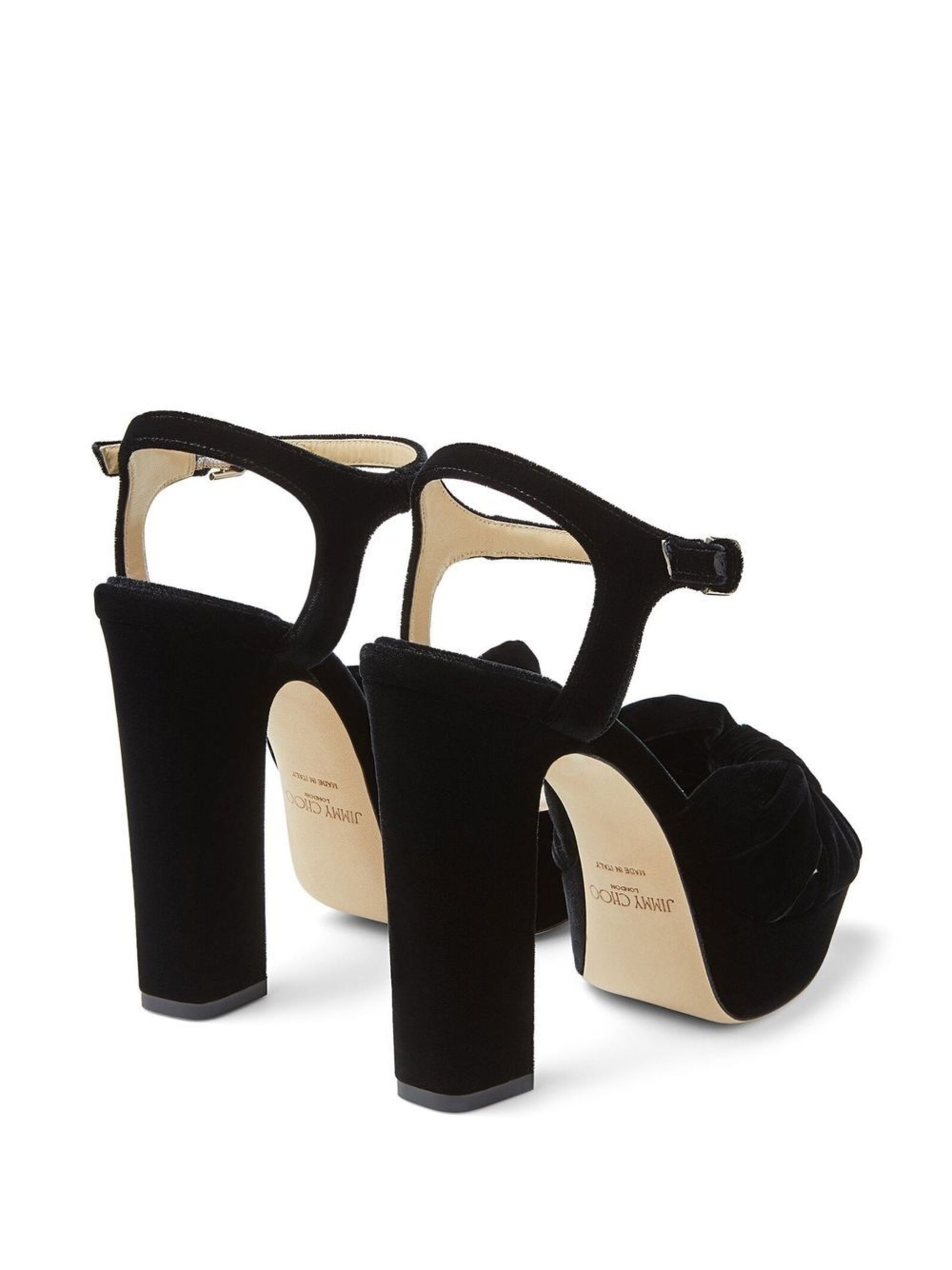 Black Heloise 120 Platform Sandals - 3