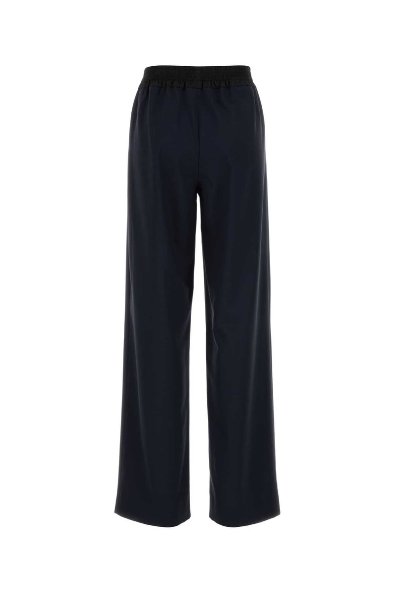 Miu Miu Miu Miu Women Navy Blue Wool Pant outlook