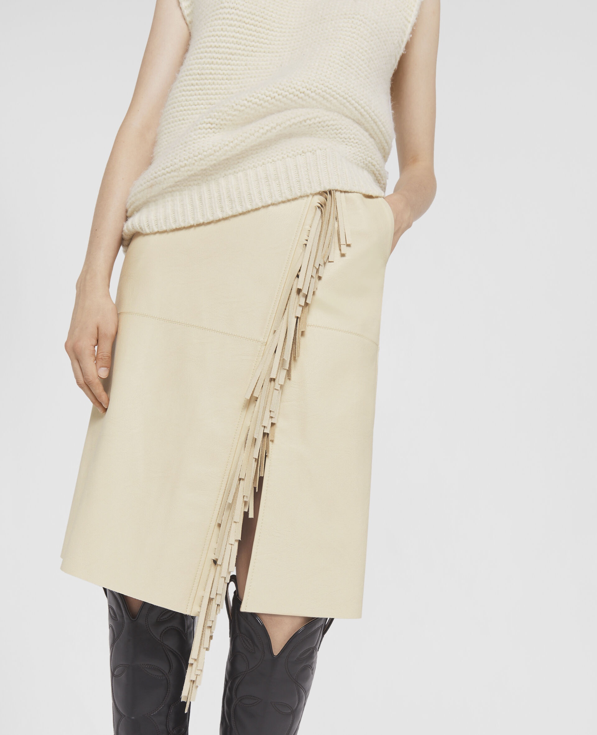【関税込み】stella mccartney Fringed Alter Mat skirt Stella McCartney Fringed Alter Mat Skirt | REVERSIBLE