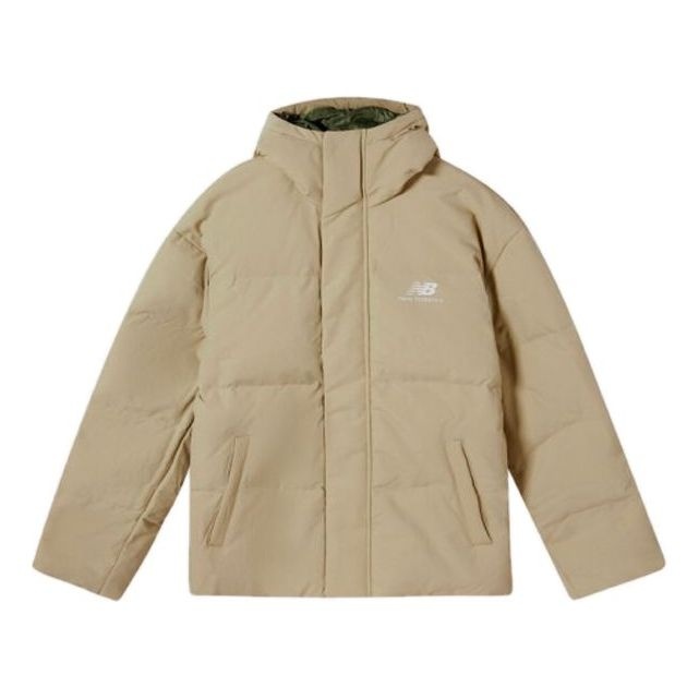 New Balance Windproof Down Jacket 'Khaki Green' AMJ04347-KH - 1