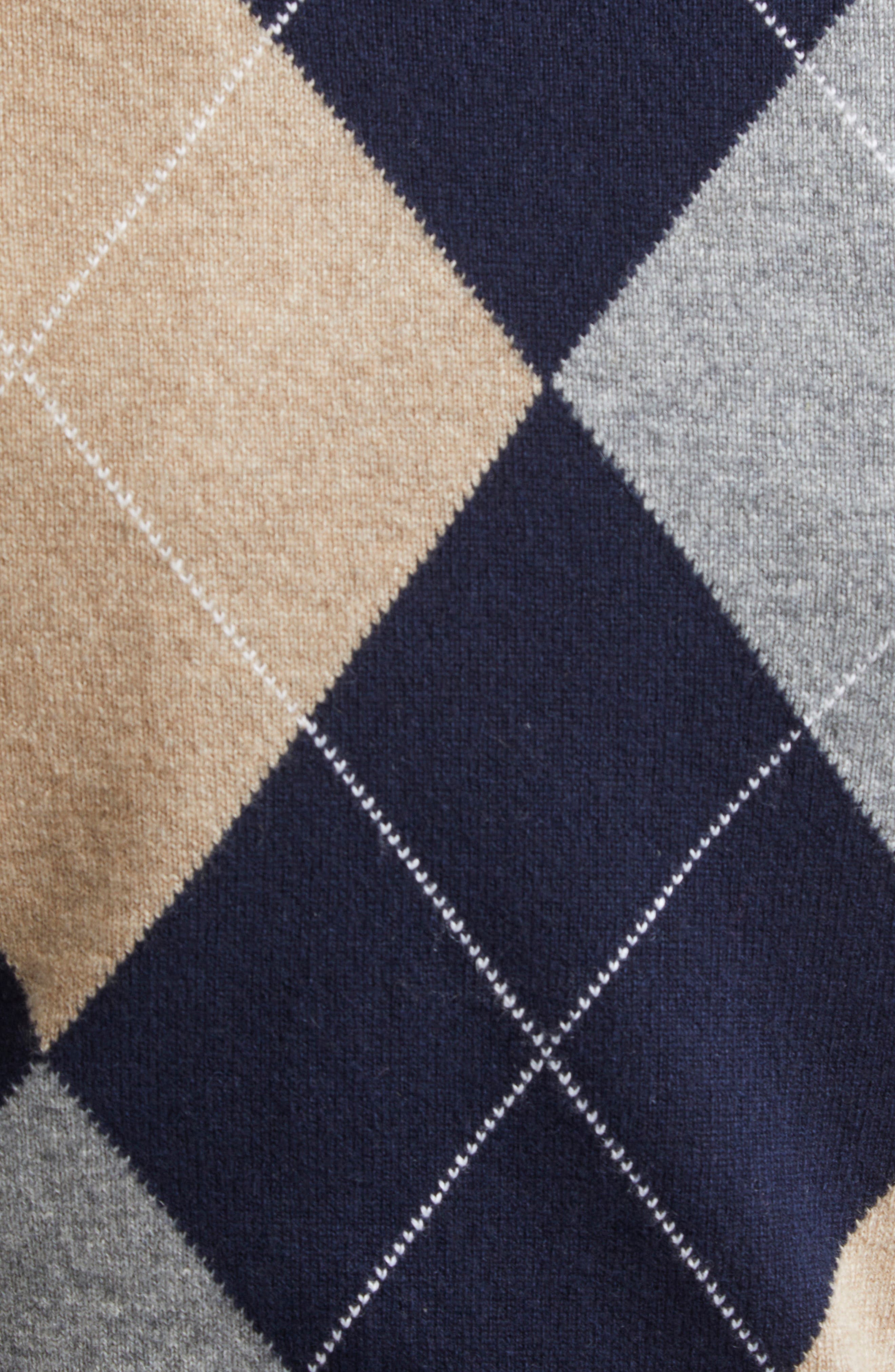 Thom Browne Argyle Cashmere Cardigan in Navy at Nordstrom - 7