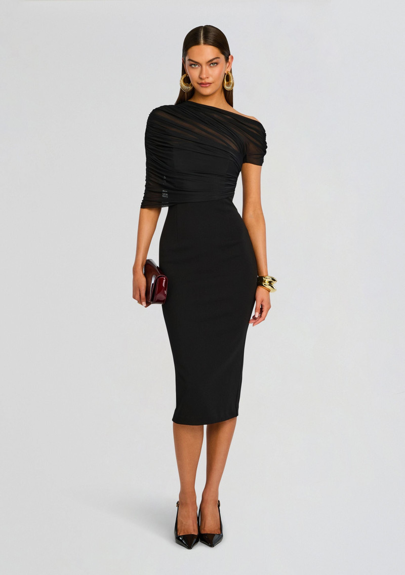 SELMA MIDI CREPE DRESS 5