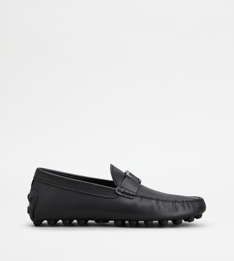 T TIMELESS GOMMINO BUBBLE LOAFERS IN LEATHER - BLACK 1