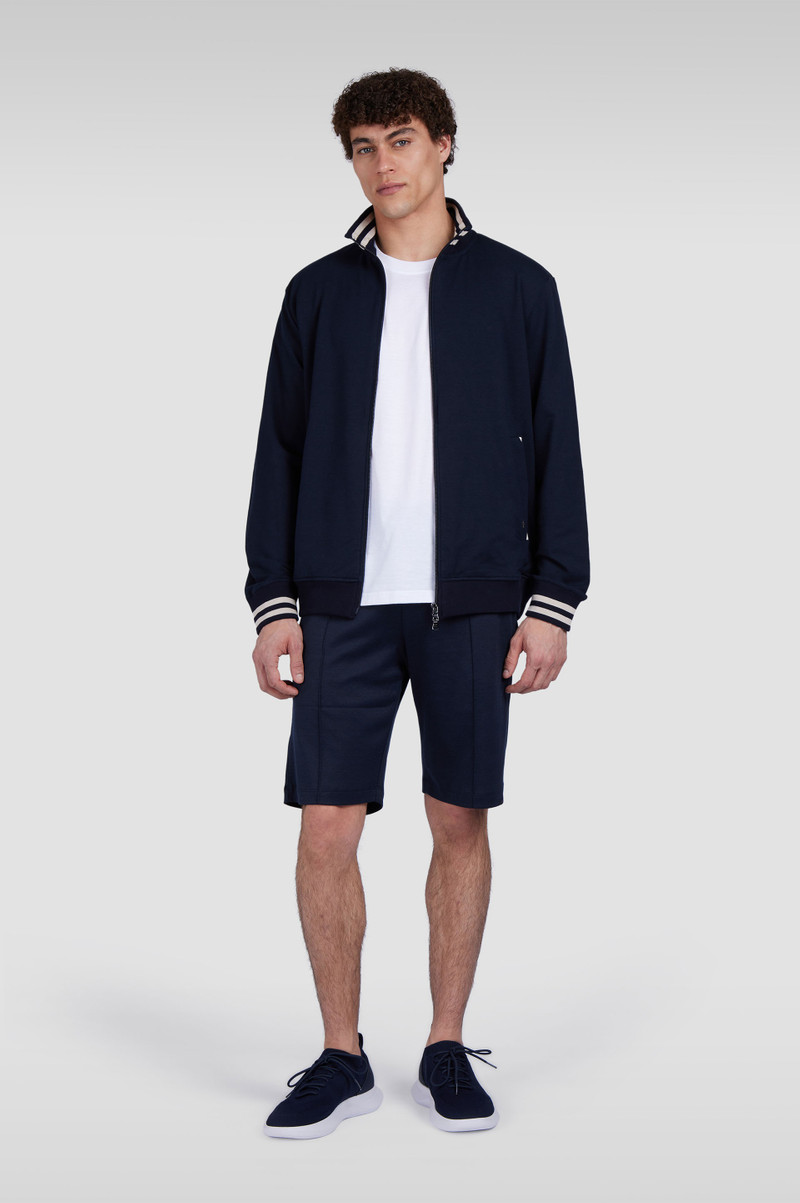 Paul & Shark COTTON AND SILK FLEECE BERMUDA SHORTS outlook