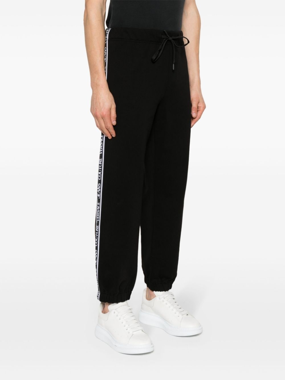 logo-stripe track pants - 3