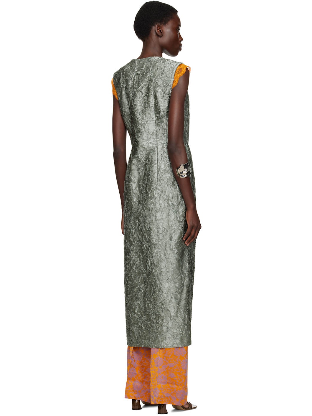 Green Sleeveless Coat - 3