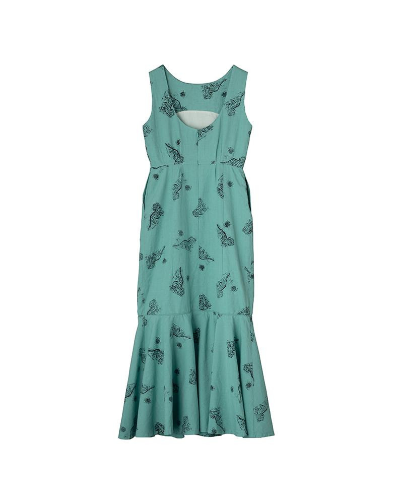 visvim ATHENA DRESS W LT.GREEN outlook