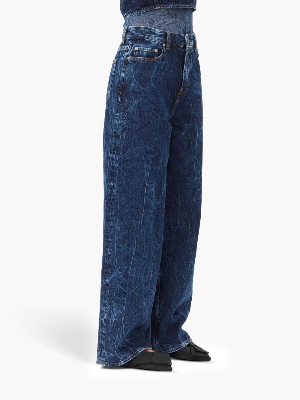 Marri crinkled-effect jeans - 5