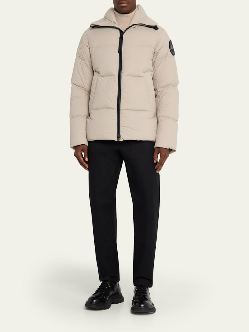 Canada Goose Men's Crofton Matte Nylon Hooded Puffer Jacket outlook