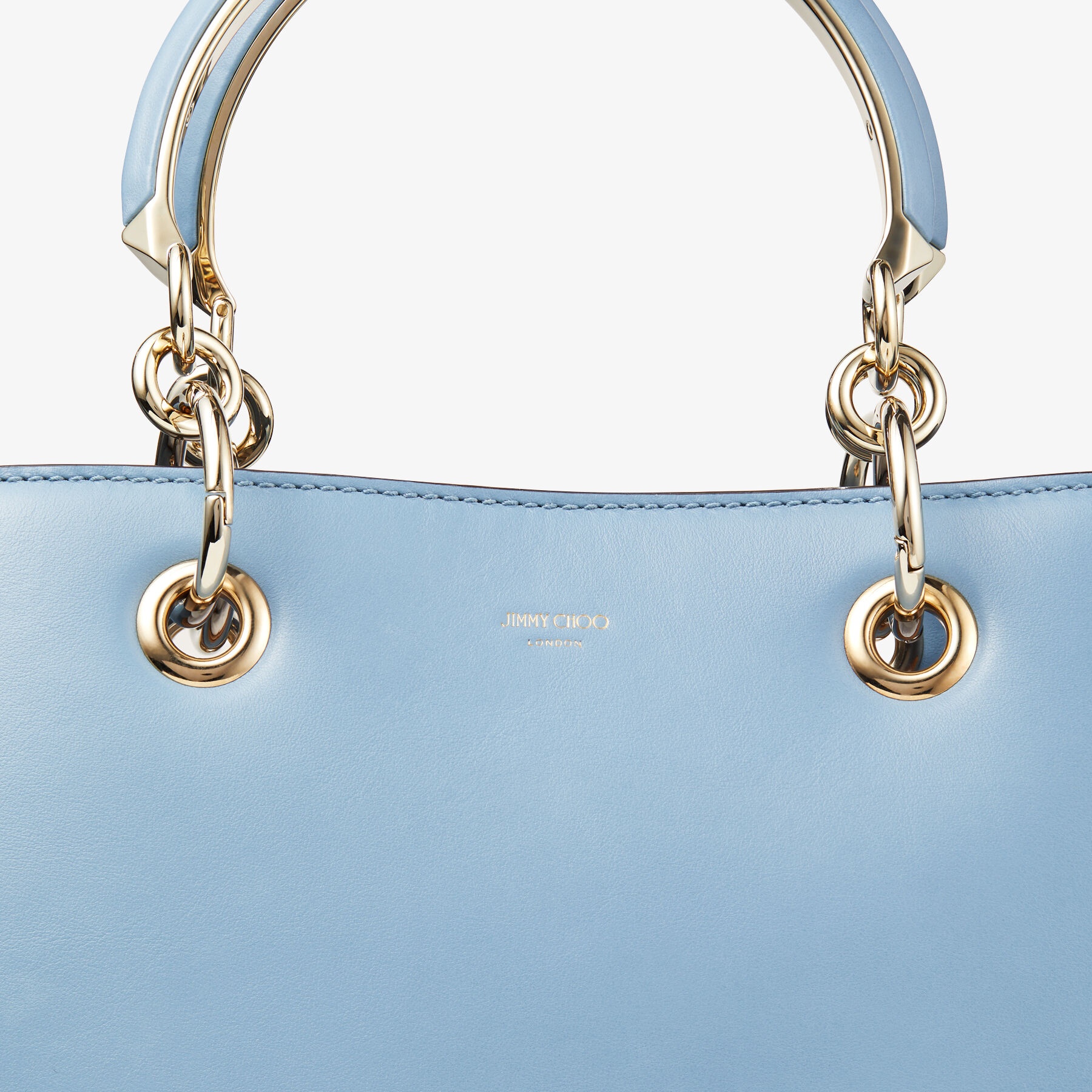 Bon Bon Tote S
Smoky Blue Soft Shiny Calf Leather Tote Bag - 6