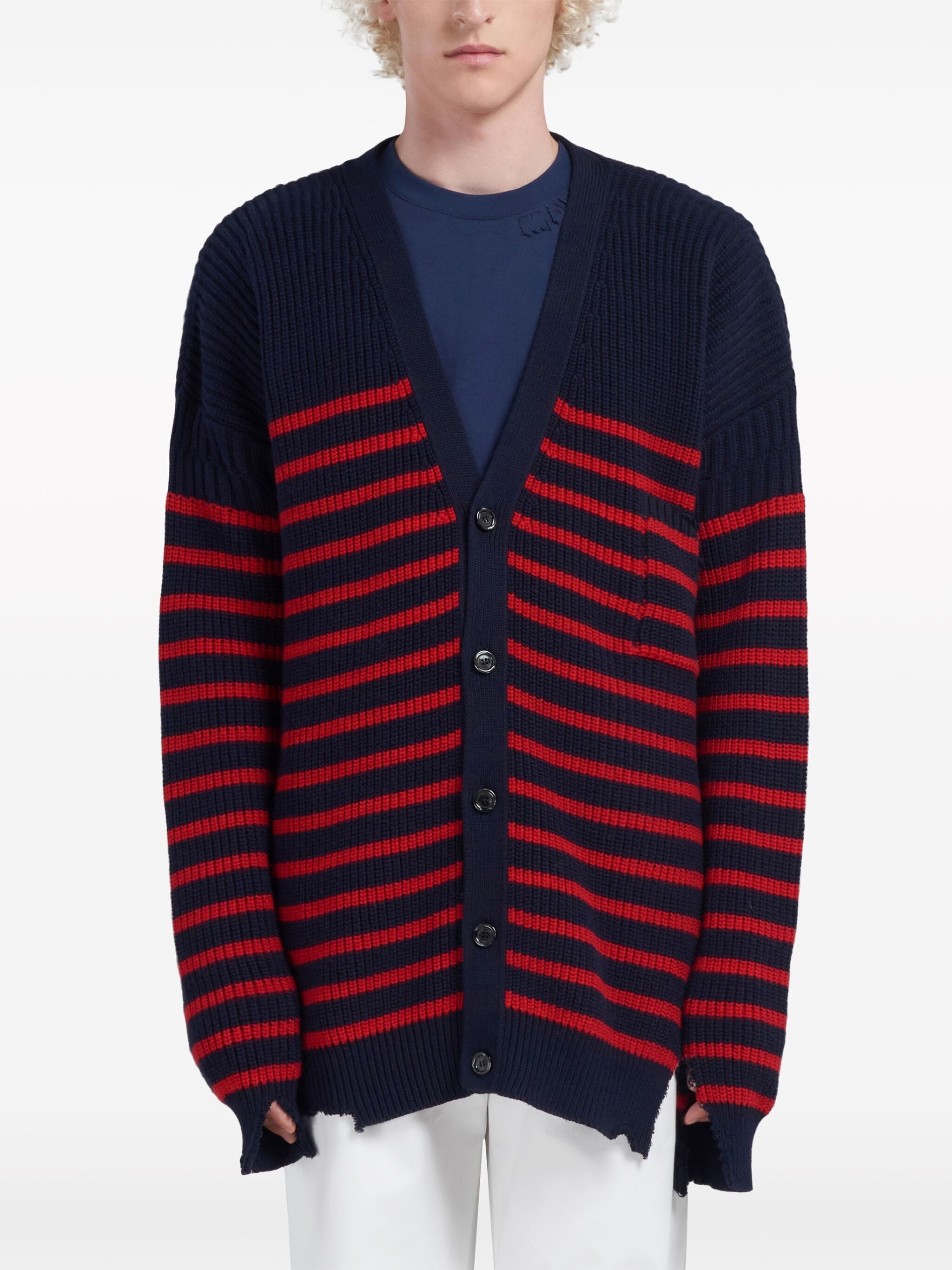 MARNI Men Striped Cardigan - 1