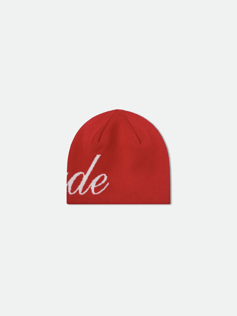RHUDE SCRIPT KNIT BEANIE 3