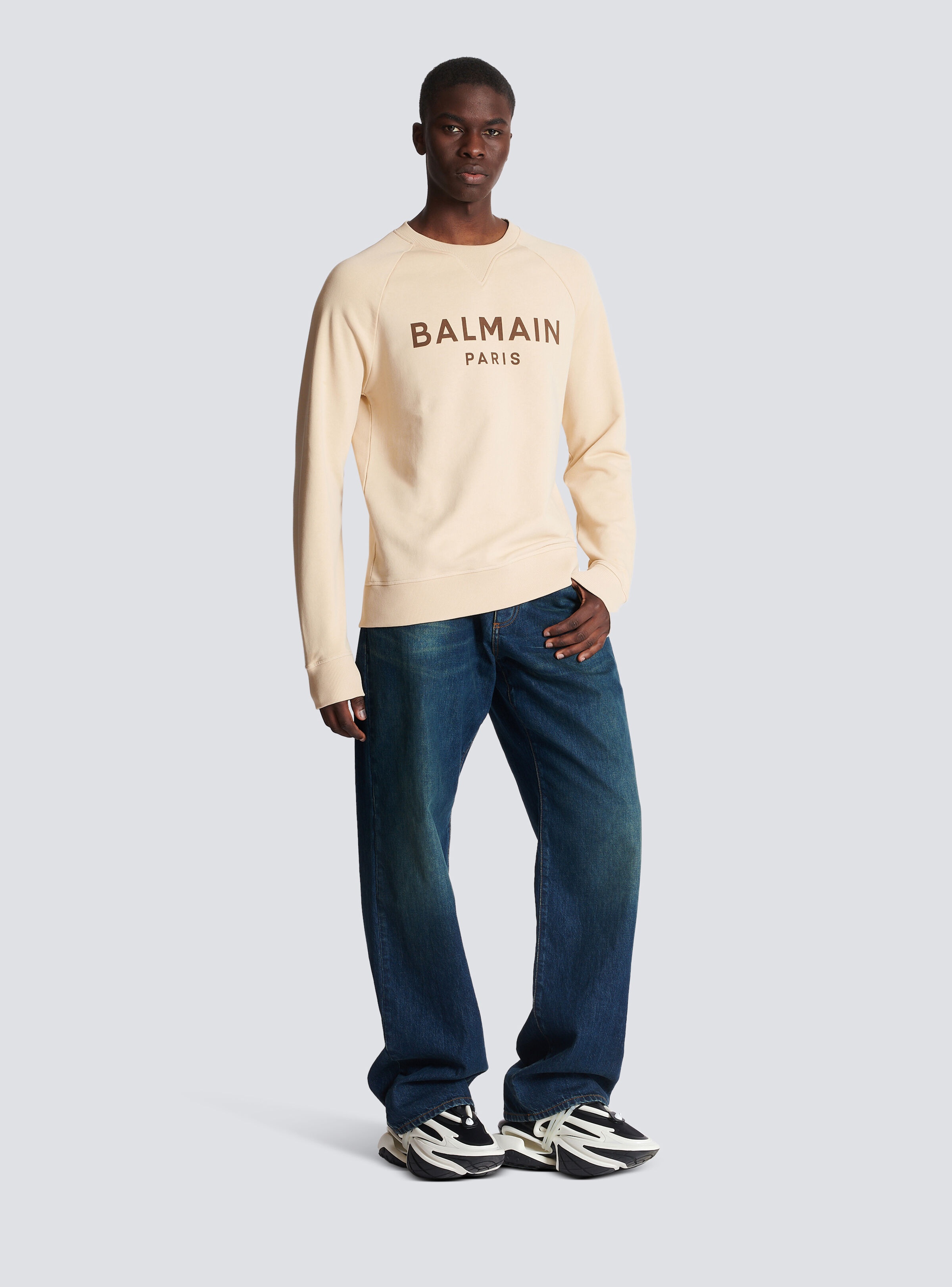 Balmain Paris printed sweatshirt - 3
