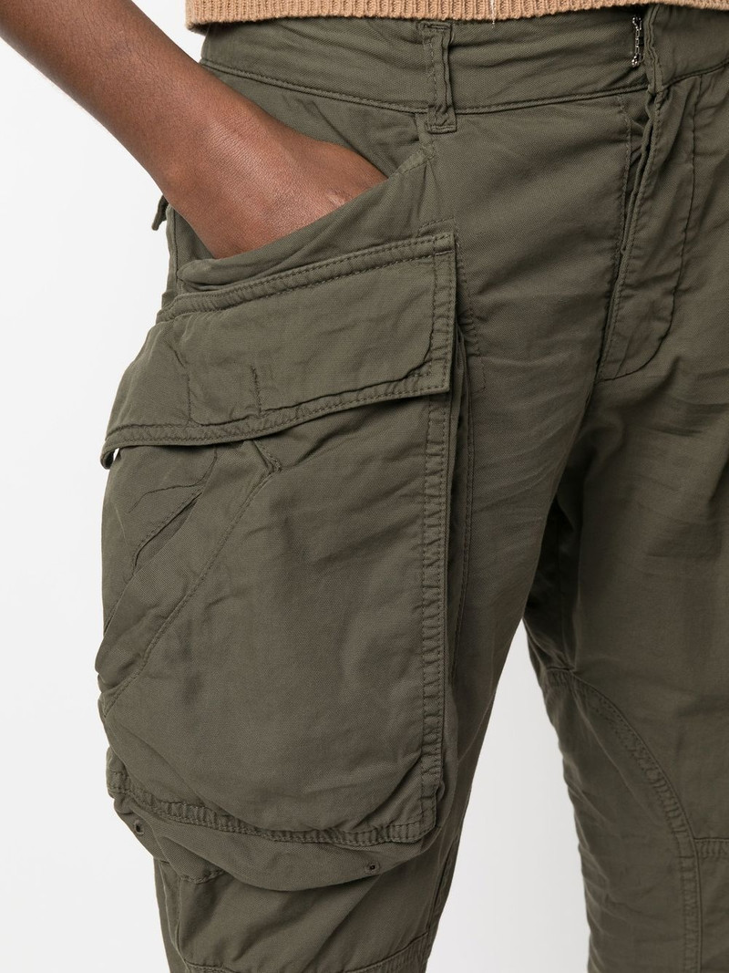 lace-up slim-fit trousers 5