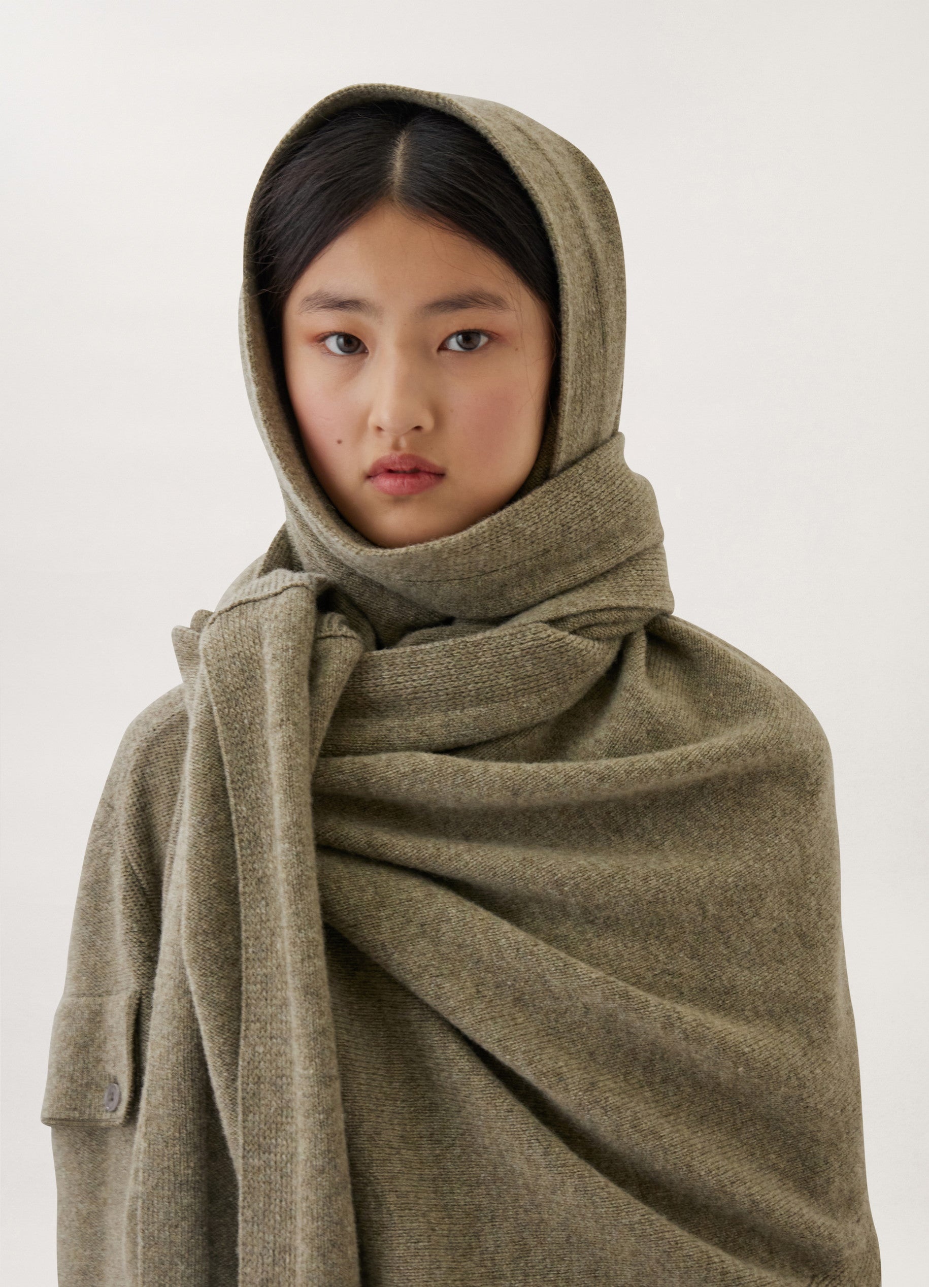 LEMAIRE (ルメール) WRAP SCARF BROWN LEMAIRE / unisex WRAP SCARF | LA VILLA ROUGE