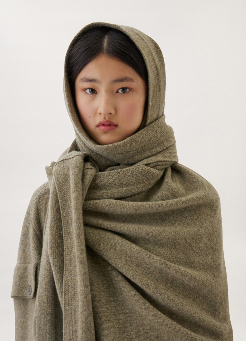Lemaire WRAP SCARF SOFT SHETLAND | REVERSIBLE
