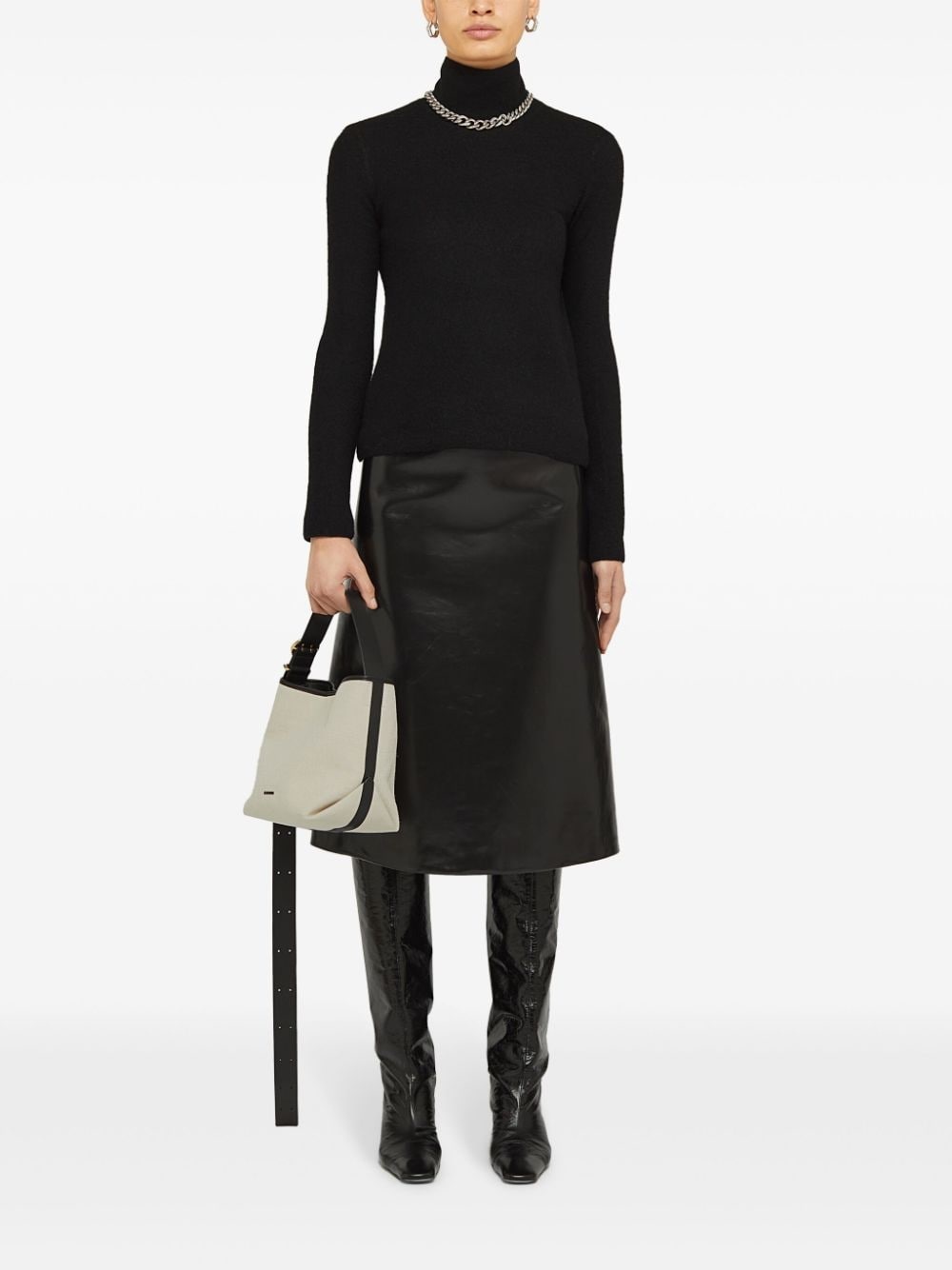 folded small tote bag - 2