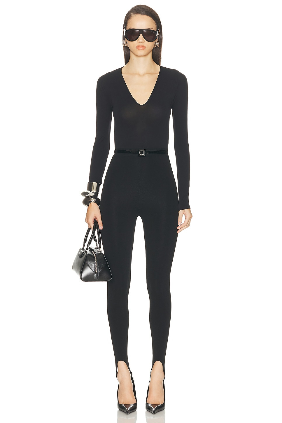 The V Neck Bodysuit - 5