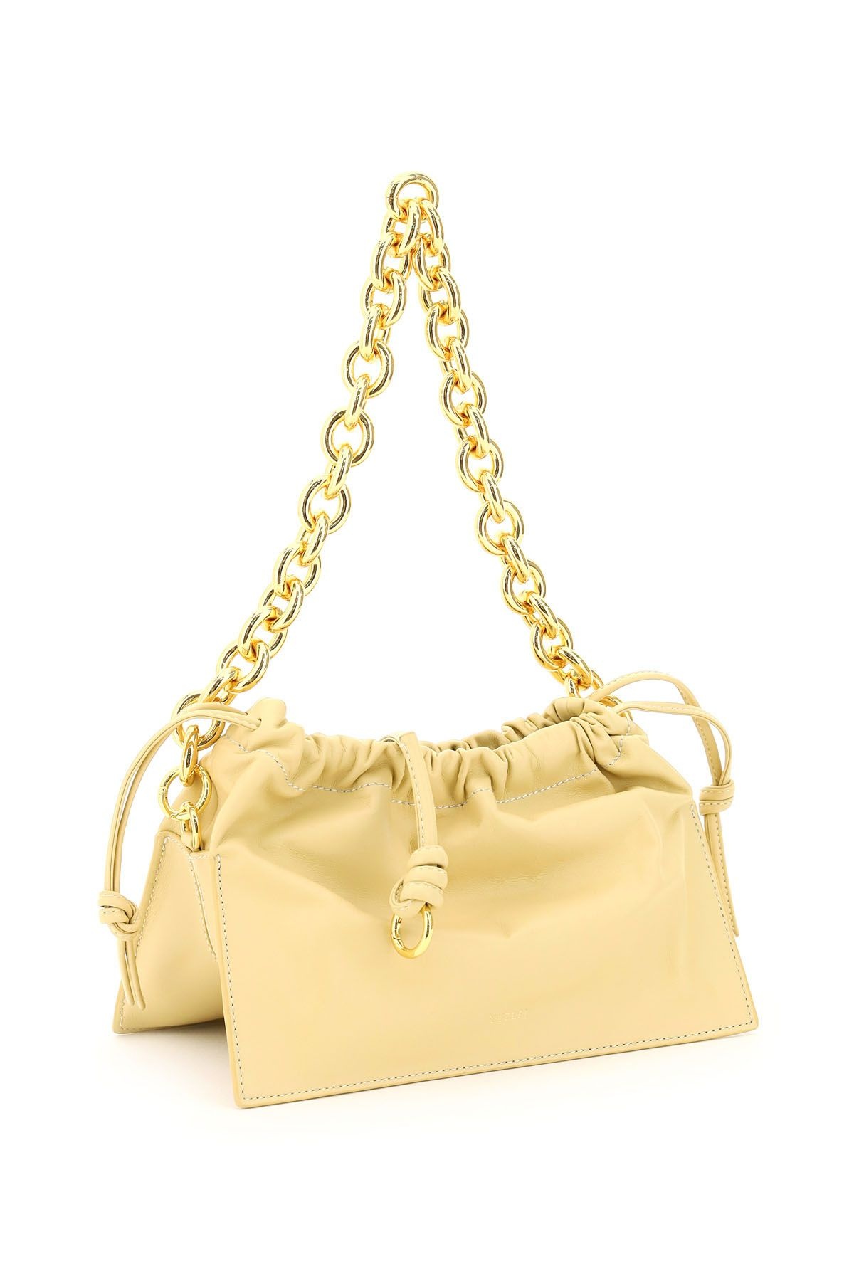 BOM LEATHER BUCKET BAG - 3