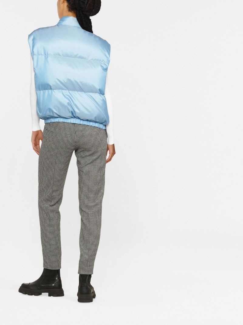 sleeveless feather-down vest - 3