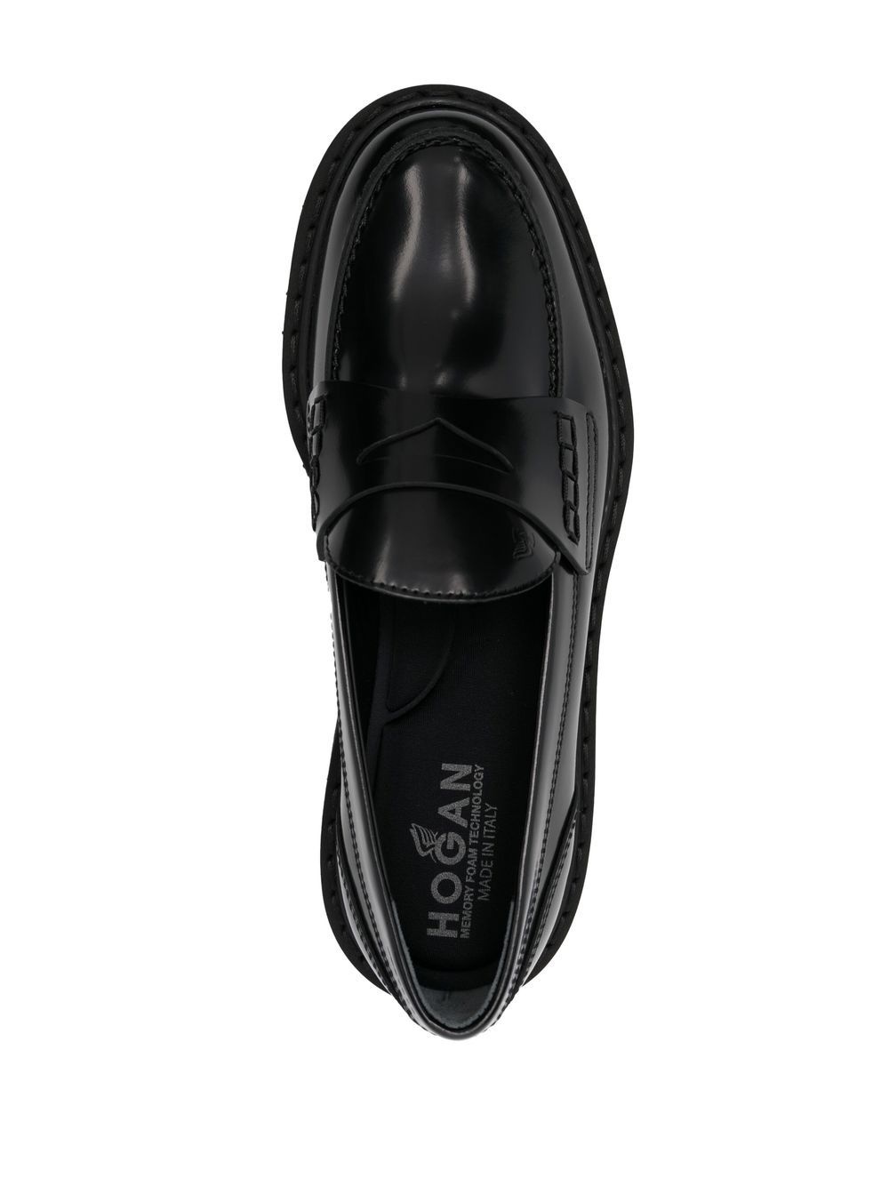 platform penny loafers - 4