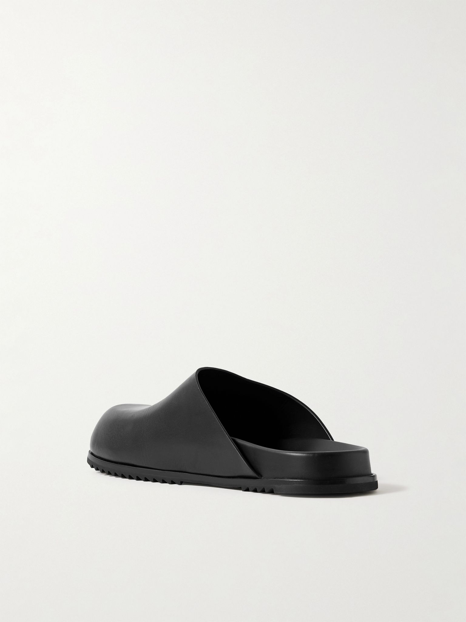 Granola Leather Mules Black - 4