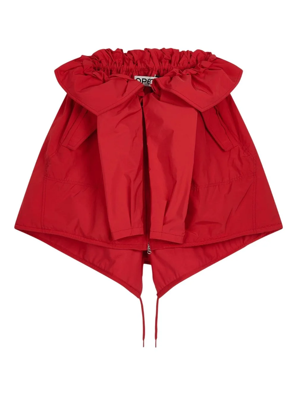 tie-detail mini skirt - 1