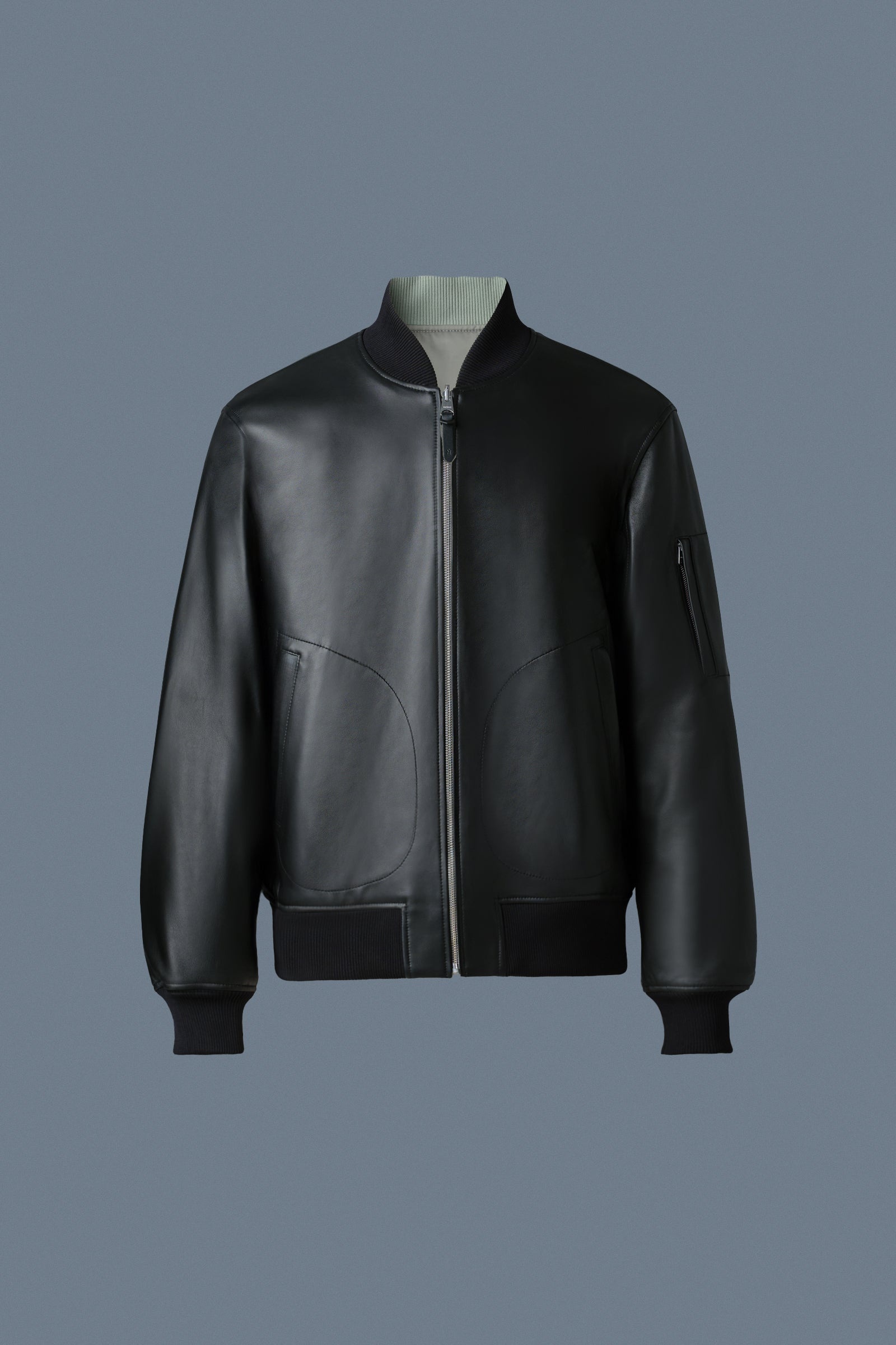 EASTON-R 2-in-1 lamb leather bomber jacket - 2