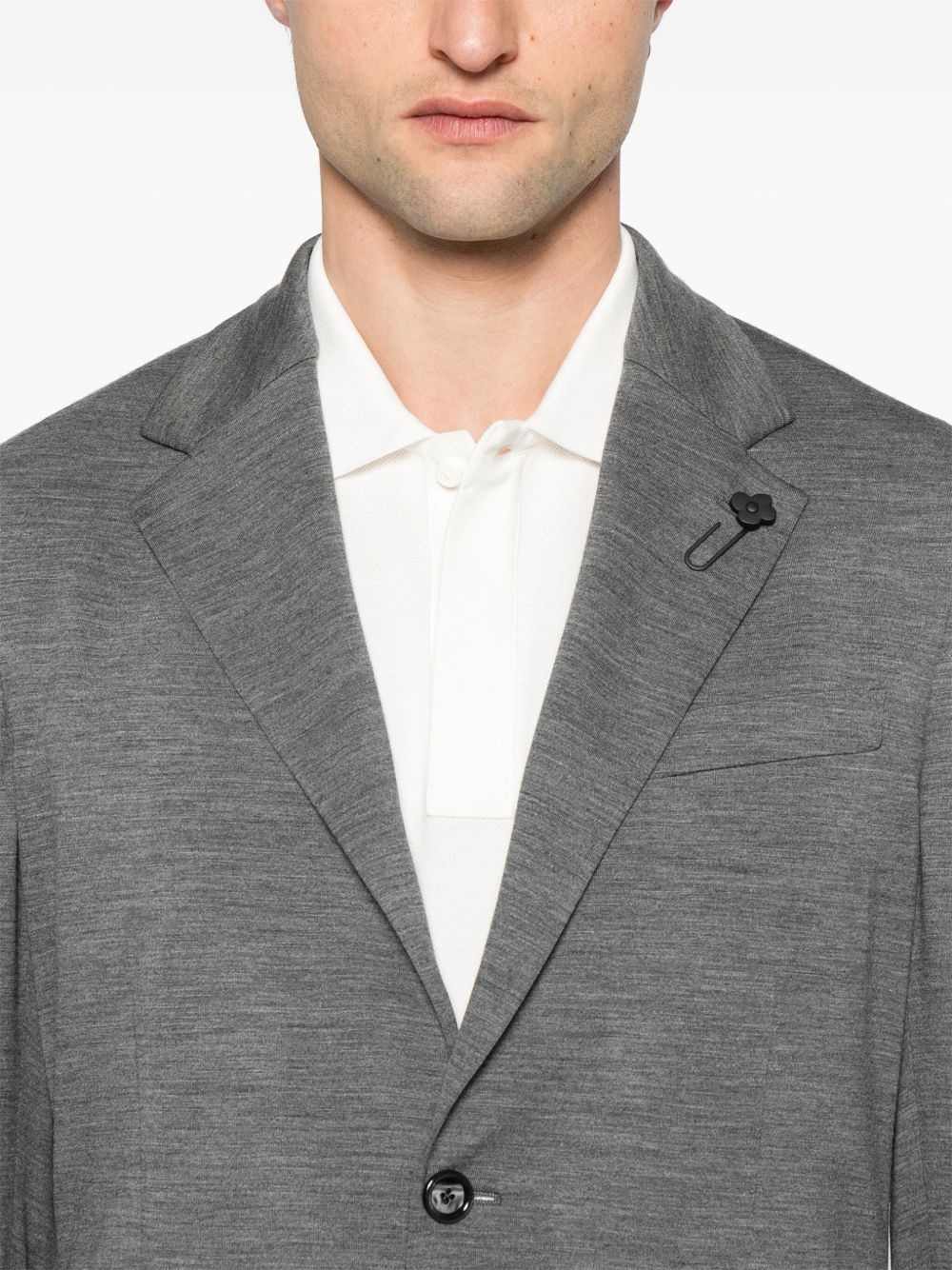 single-breasted blazer - 5