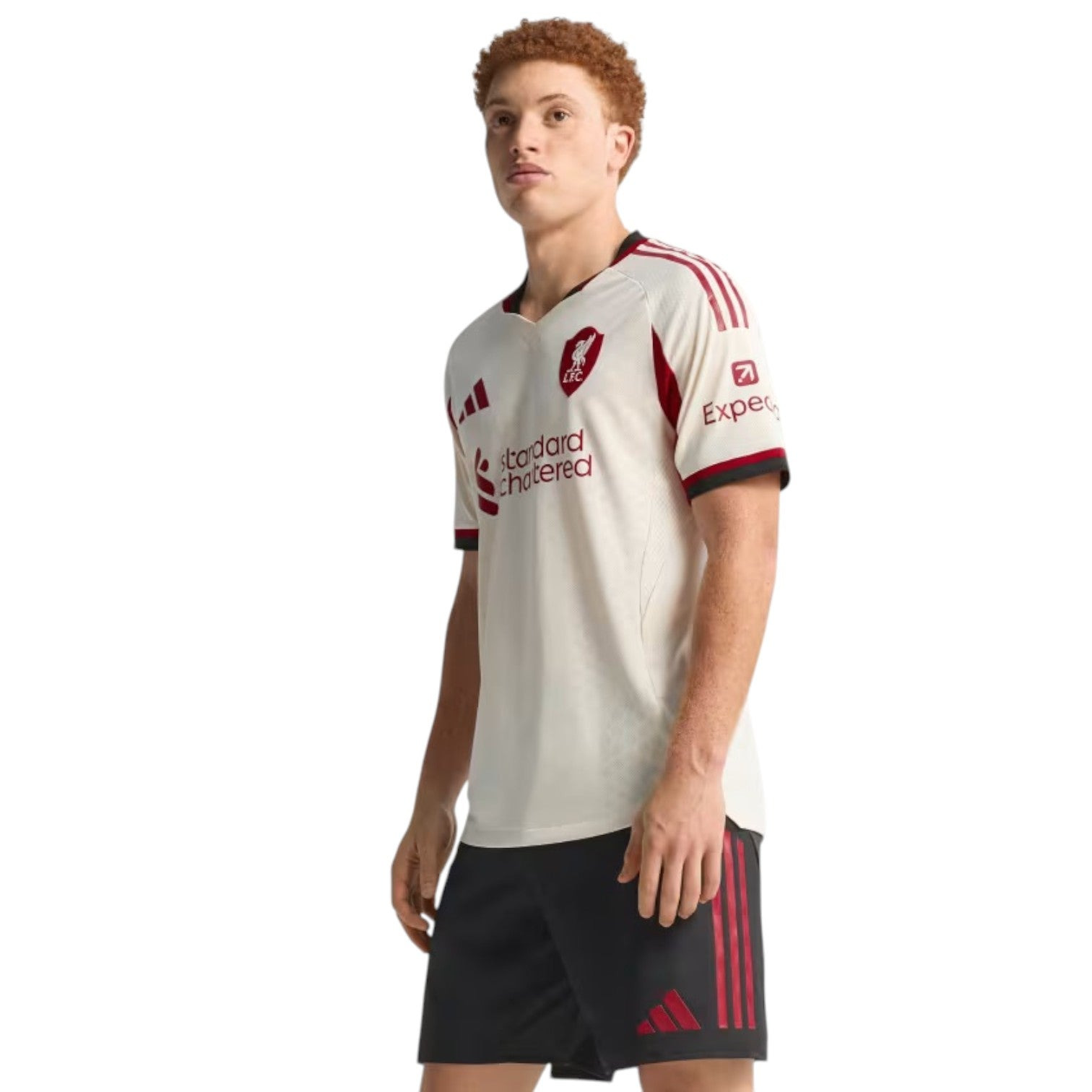adidas Liverpool FC 25/26 Away Authentic Jersey 'Wonder White' JV6488 - 3