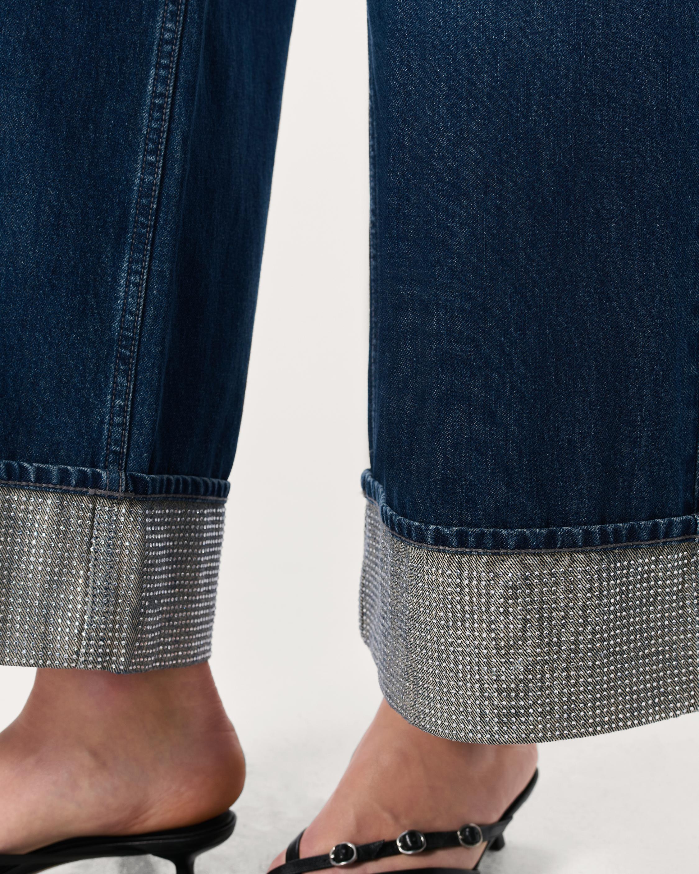 Sofie Ankle Wide-Leg Jeans
Lightweight Rigid in Bejeweled Dawn - 4