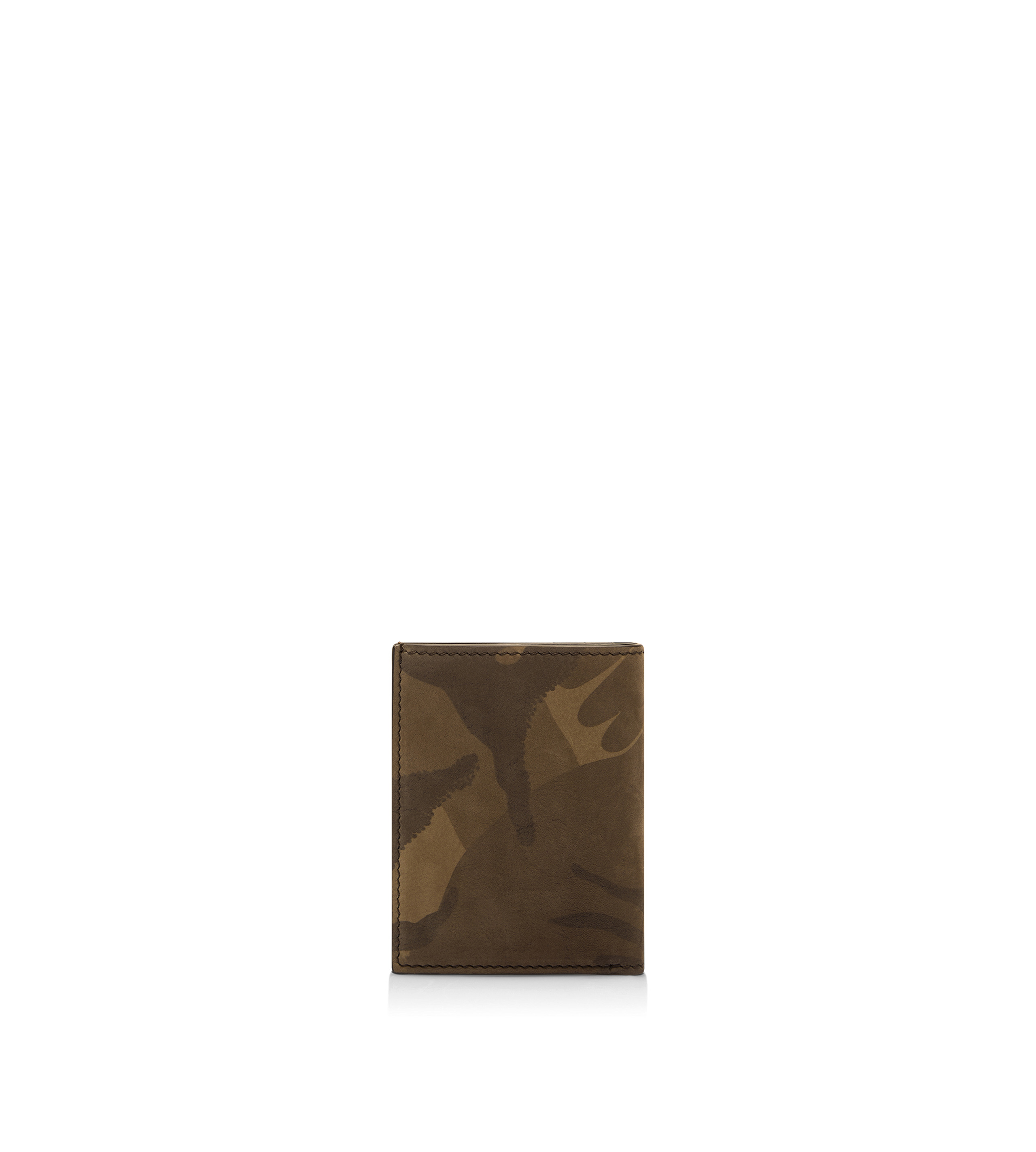 CAMO NUBUCK FOLDING CARDHOLDER - 2