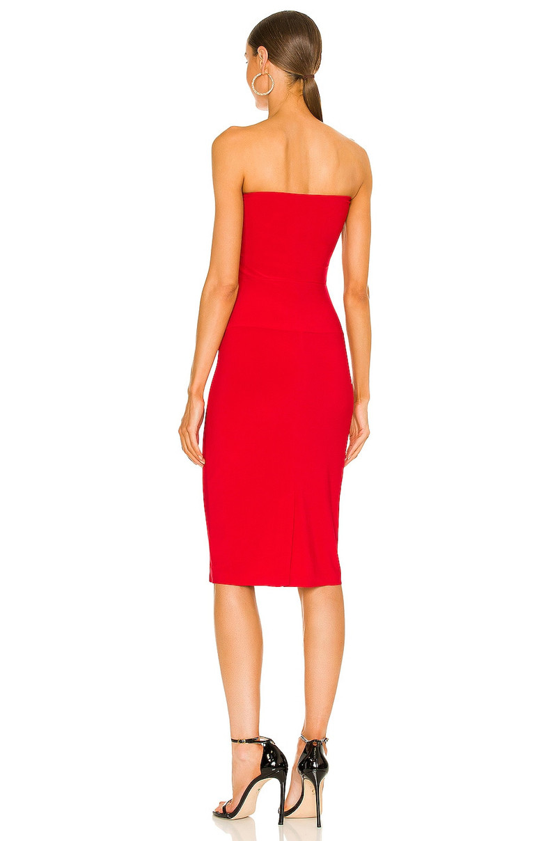 NORMA KAMALI x REVOLVE Strapless Dress to Knee Dress outlook