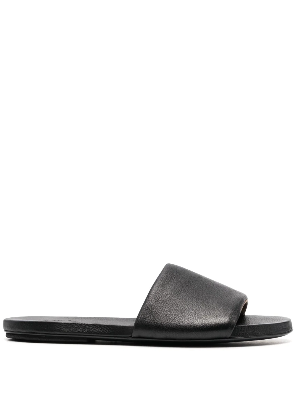 slip-on leather slides - 1
