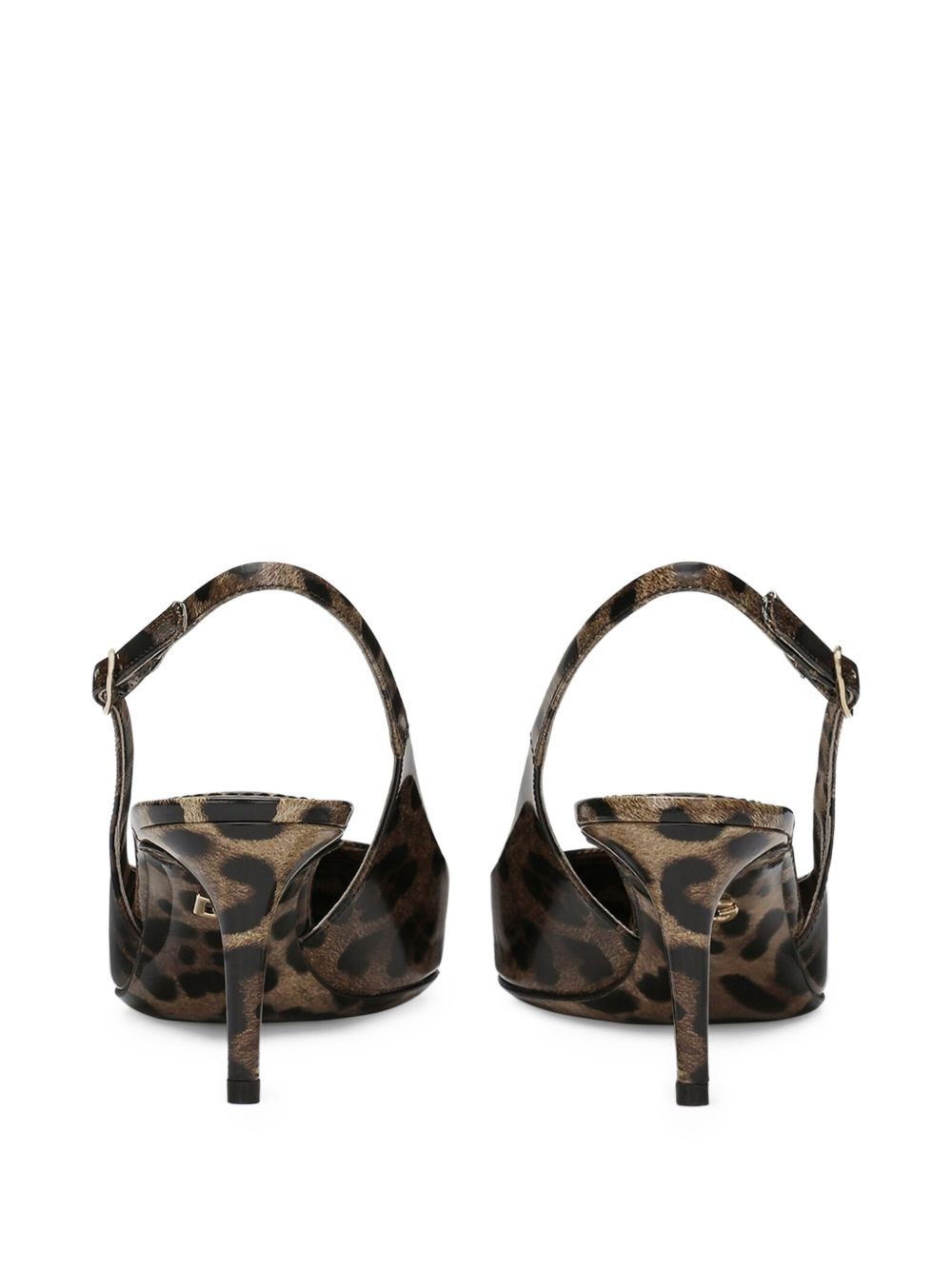 60mm leopard-print slingback pumps - 3
