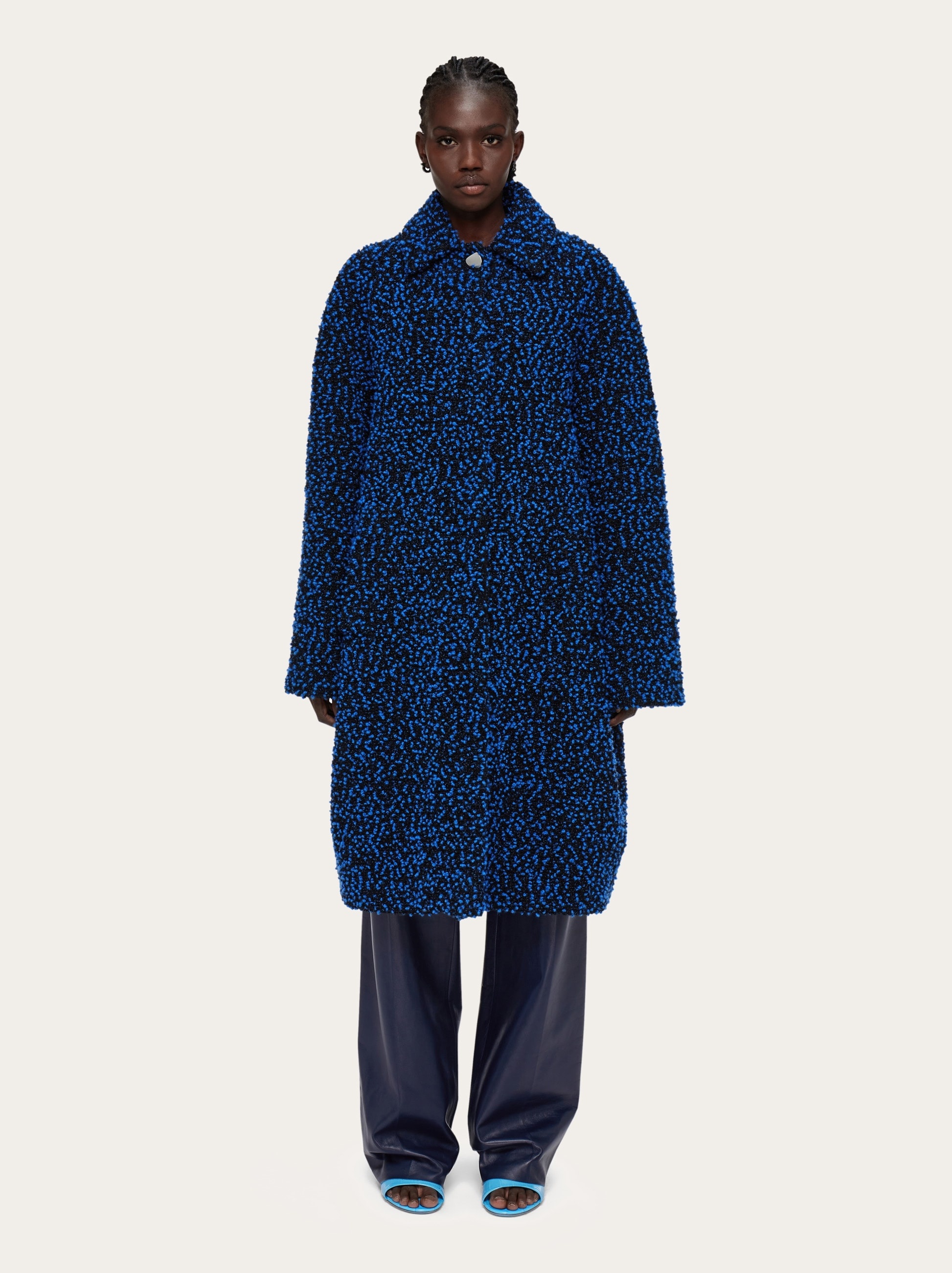 Oversize bouclé coat - 2