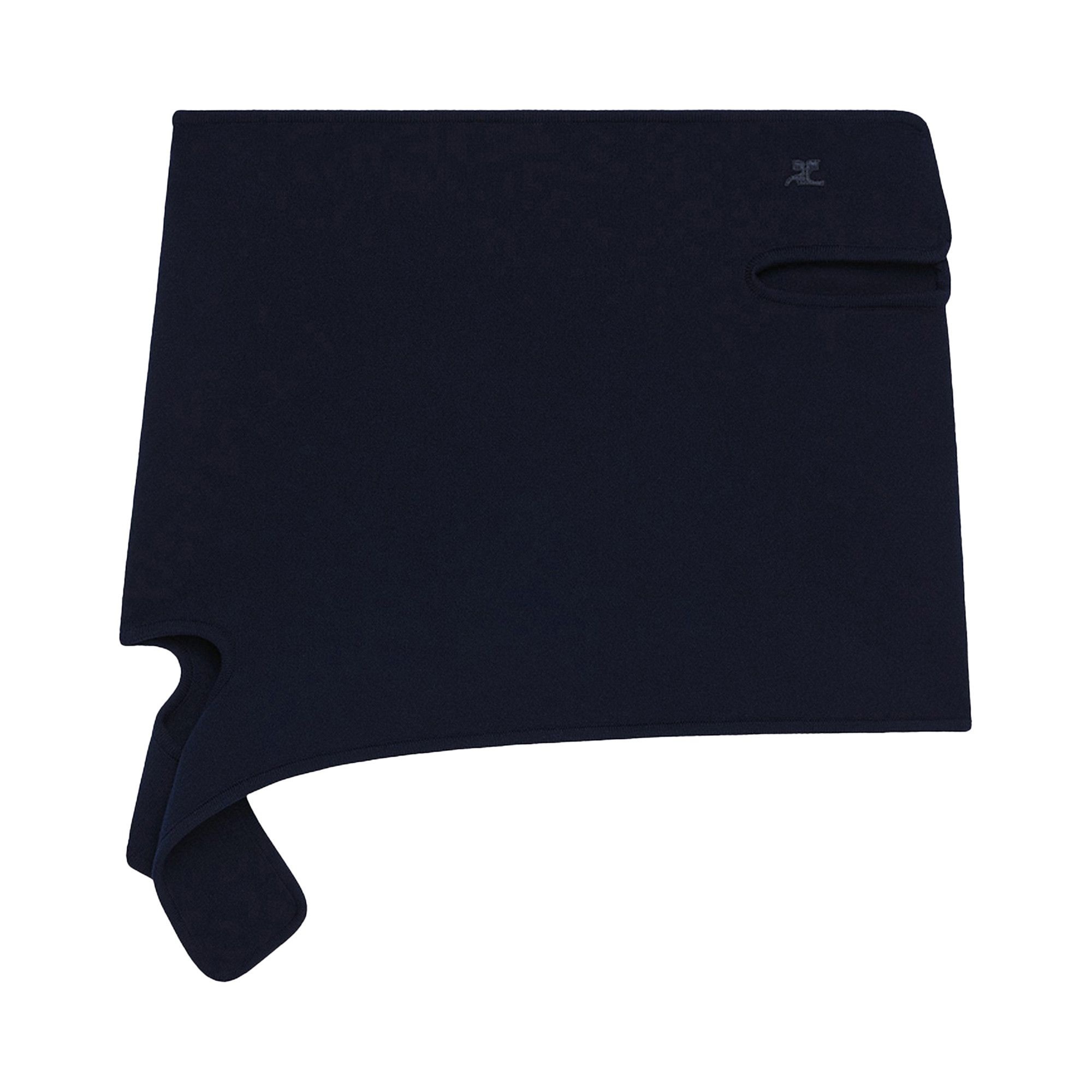 Courrèges Loop Milano Knit Mini Skirt 'Navy' - 1