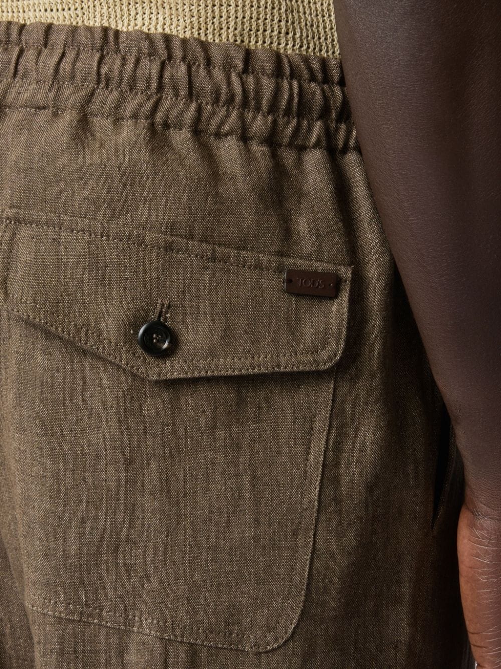 Coulisse linen trousers - 4