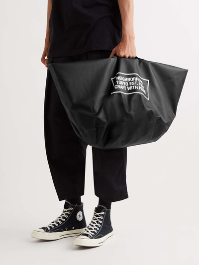 NEIGHBORHOOD Logo-Print Tarp Tote Bag outlook