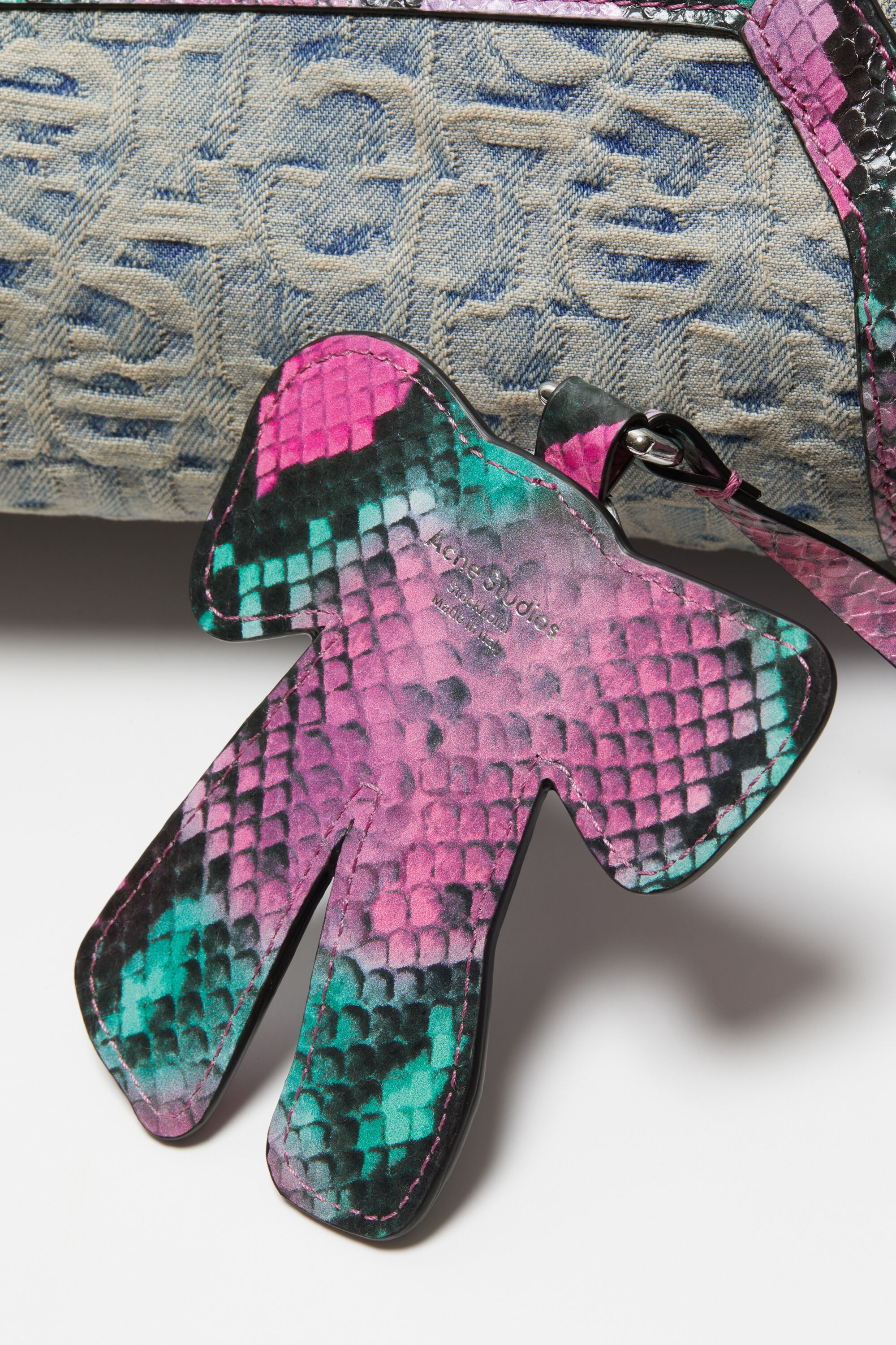 Shoulder bag - Light blue/pink - 6