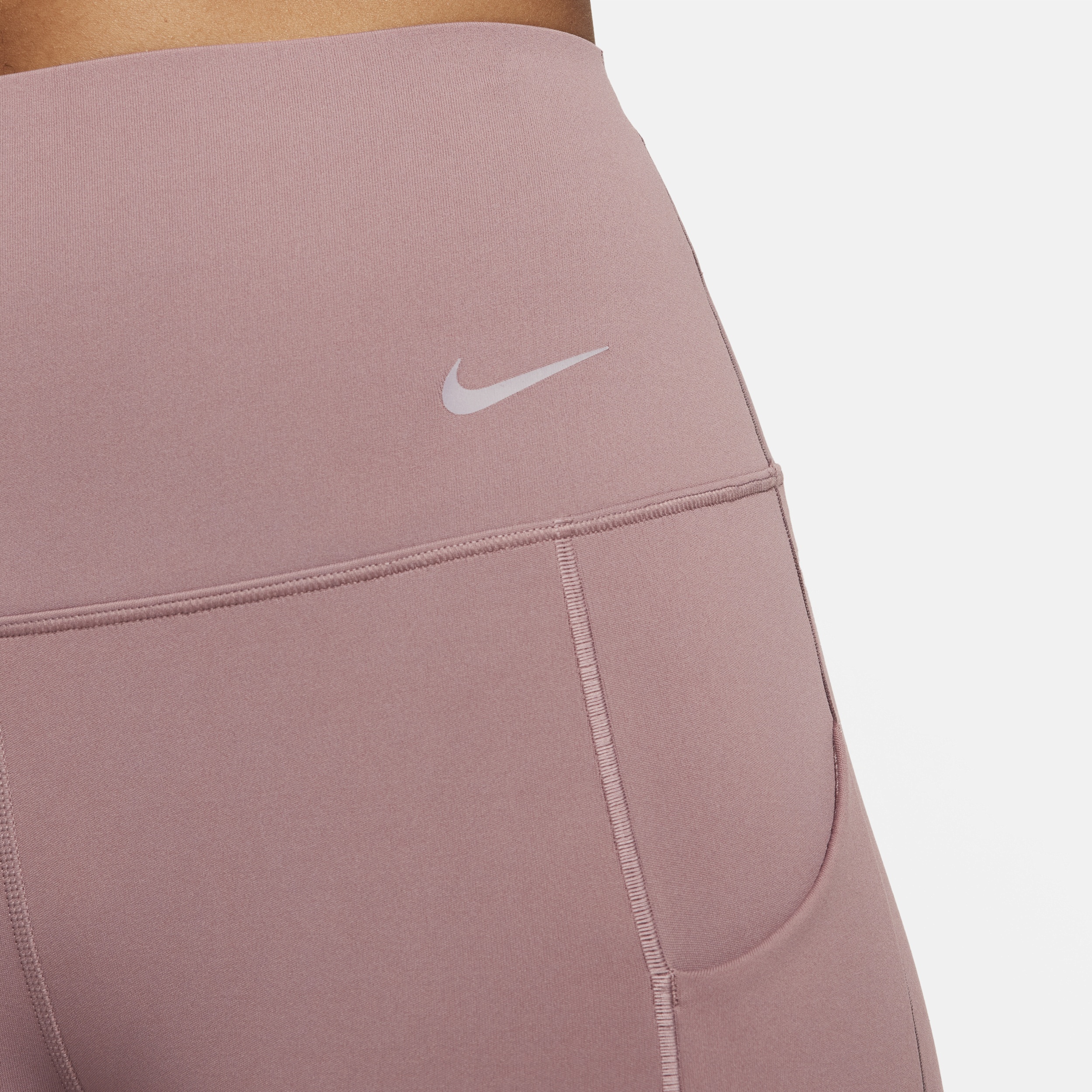 Nike Women's Universa Medium-Support High-Waisted 7/8 Leggings with Pockets - 5