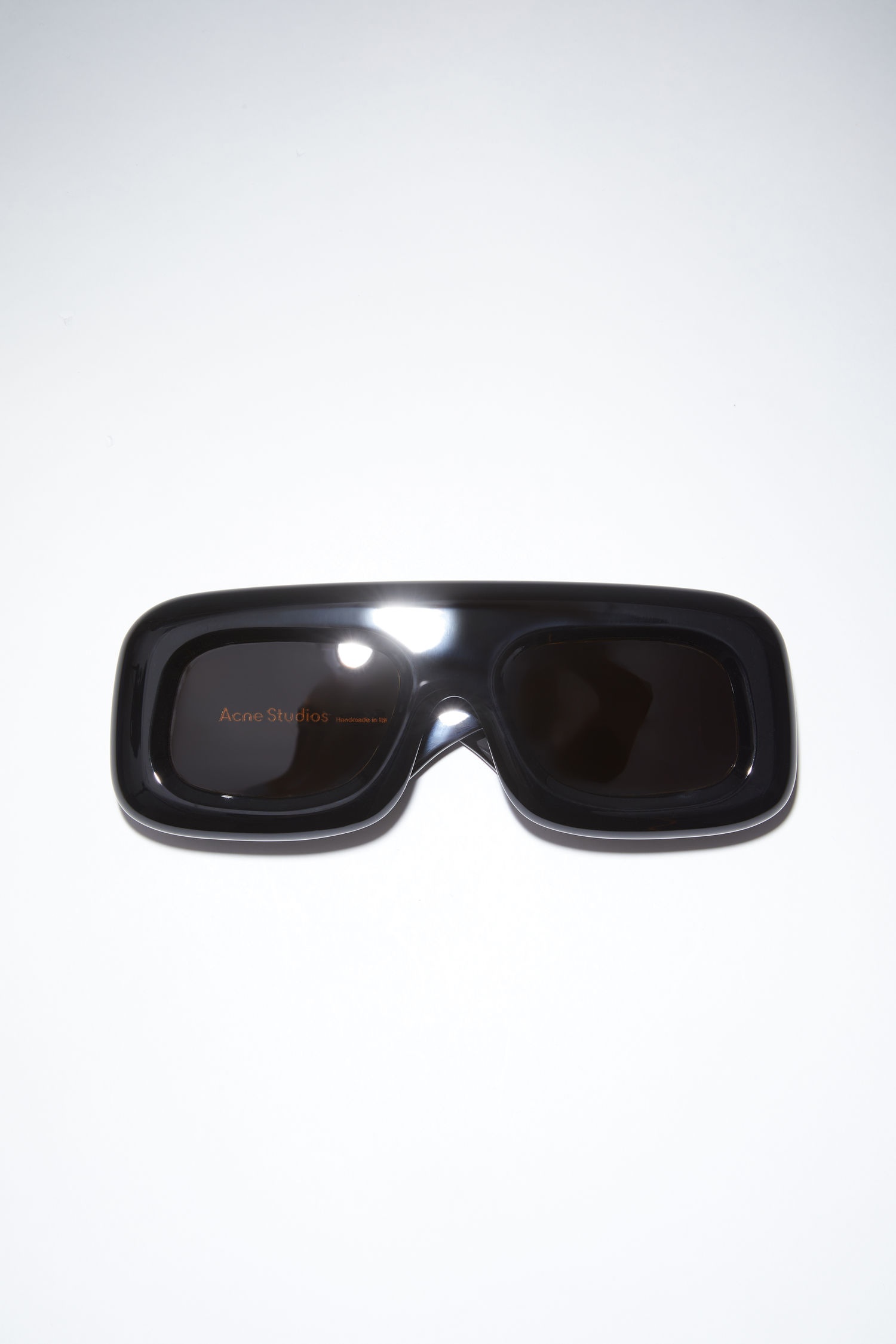 Thick sunglasses - Black/brown - 1